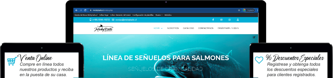 MickyBaits.cl - Tienda de Pesca Online