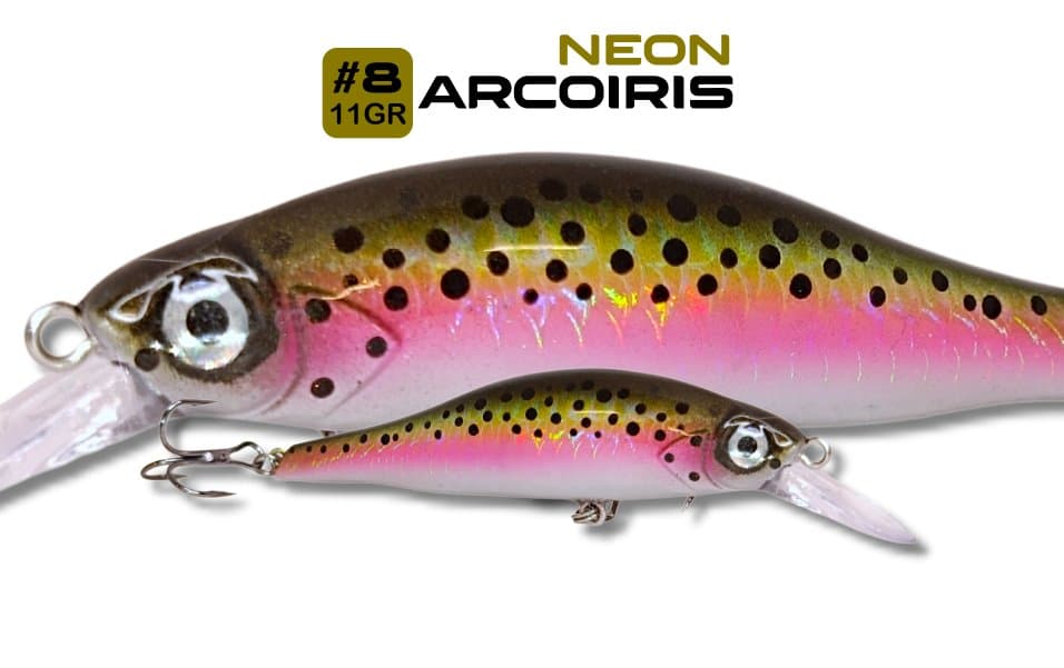 Arcoíris Neón 8cm - 11gr