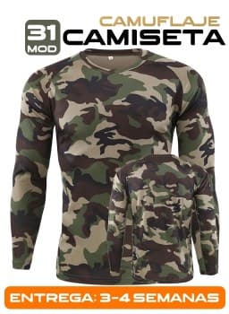 Camiseta de Caza Camuflaje