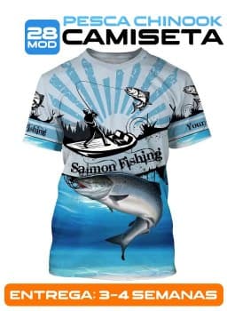 Camiseta de Pesca Chinook