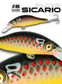 Minnow Sicario 8cm - 12gr.