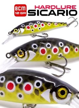 Minnow Sicario 8cm - 12gr.