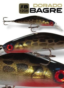 Minnow Bagre Dorado 8cm - 12gr.