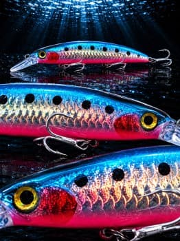 Minnow Black Pink 11cm - 21gr.