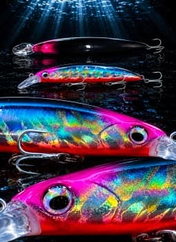 Minnow Black Pink 11cm - 21gr.