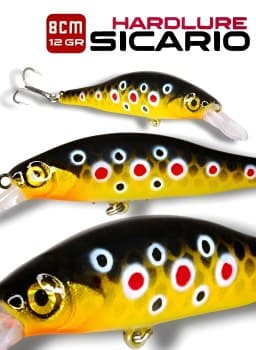 Minnow Sicario 8cm - 12gr.