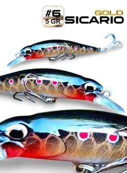 Minnow Sicario Plateado 8cm - 12gr.